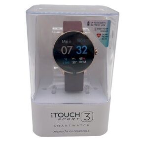 iTouch Sport 3 Smartwatch Brown Strap New with tags!